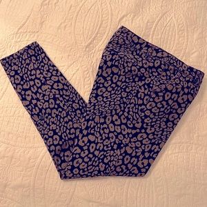 Sanctuary Animal Print Crop Jeans